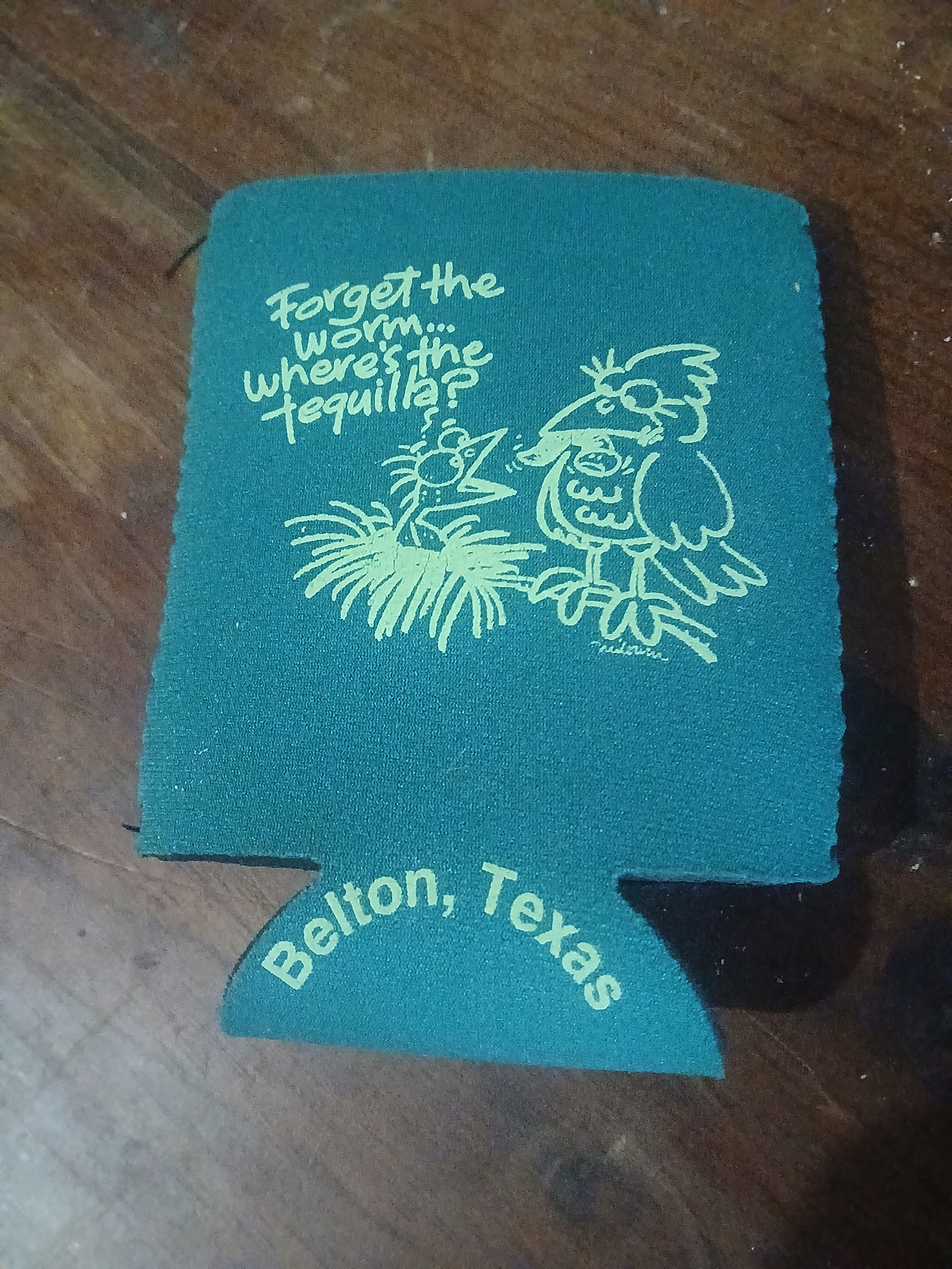 Vintage Tequila Humor Koozie — $5
