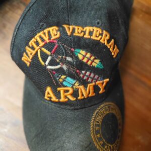 "Native Veteran Army" Cap